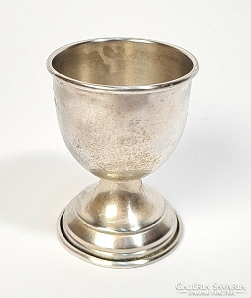 Antique silver egg holder