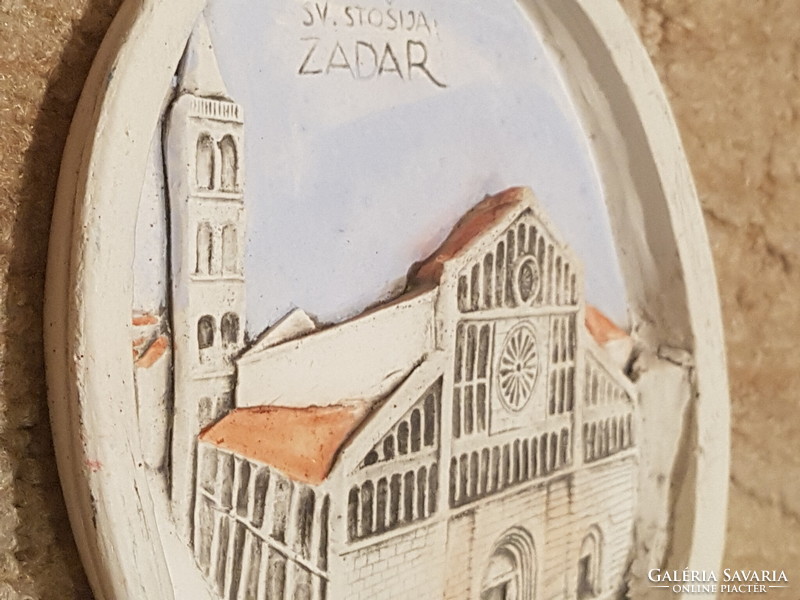 Zadari emlék 3D kő kép