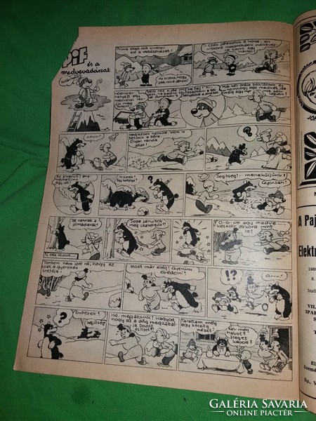 Régi 1969. március 27. PAJTÁS újság kultusz iskolai hetilap a képek szerint