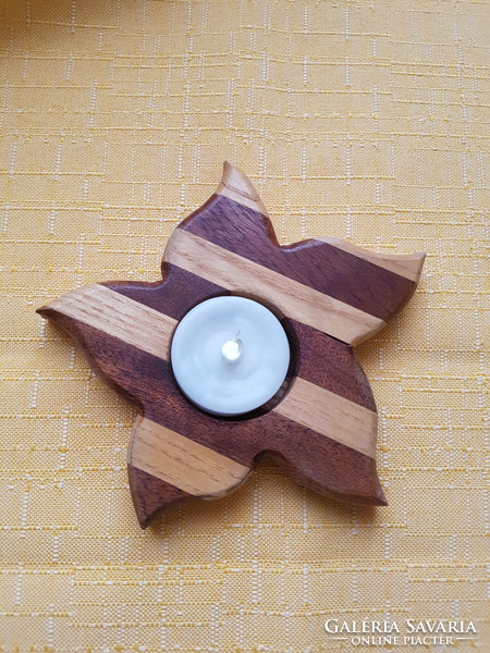 Bamboo candle holder