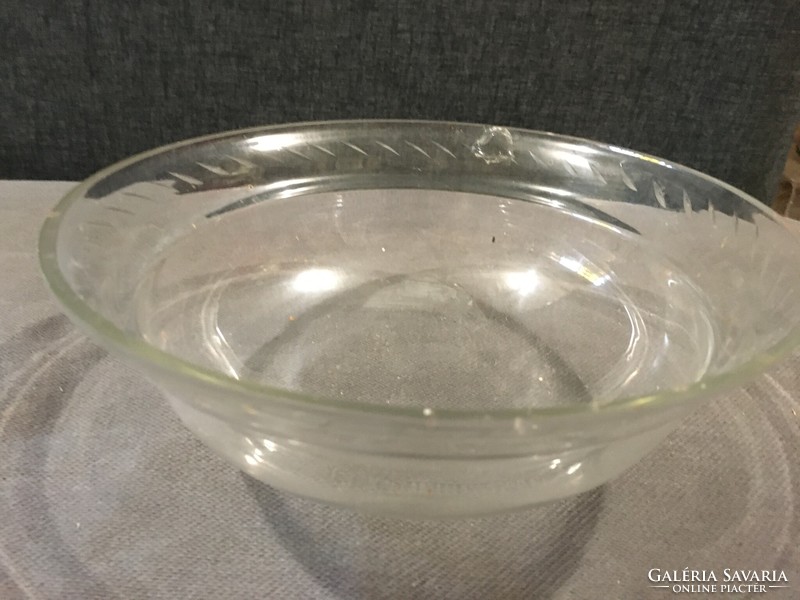 Art deco glass tray with inserts!!! 24.5X11 cm!!!