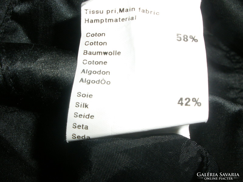 Silk - cotton skirt, unique