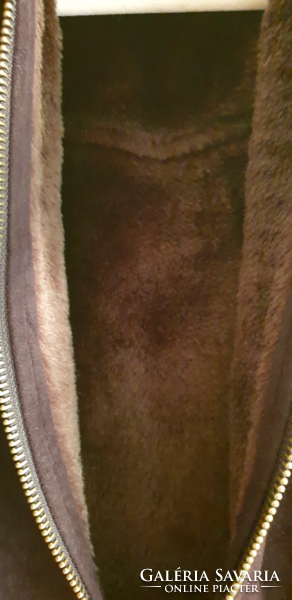 Cool brown fur vest size 36-42,