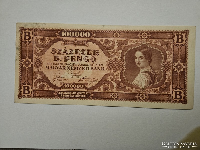 1946-os 100000 B.-Pengő