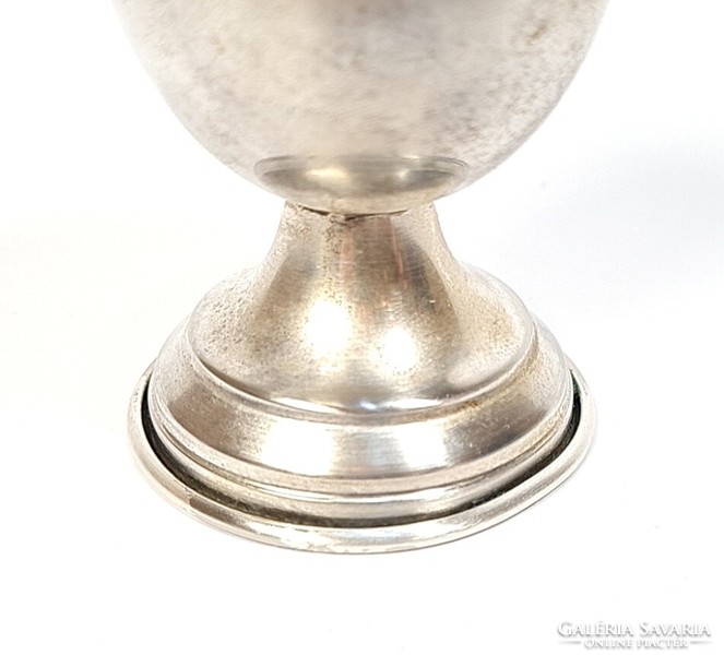 Antique silver egg holder