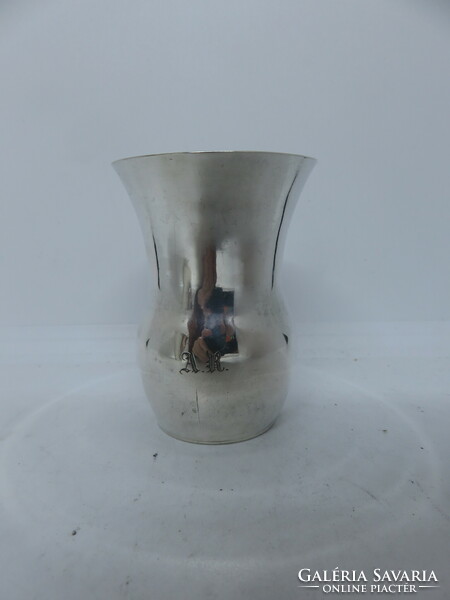 13 Latos antique silver Biedermeier glass
