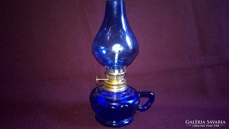 Blue table or walking kerosene lamp