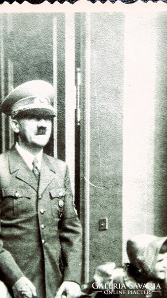 Vaterán feltöltött termék cca. 1939 ADOLF HITLER FÜHRER Német Birodalom Diktátor GYERMEKEKKEL PECS