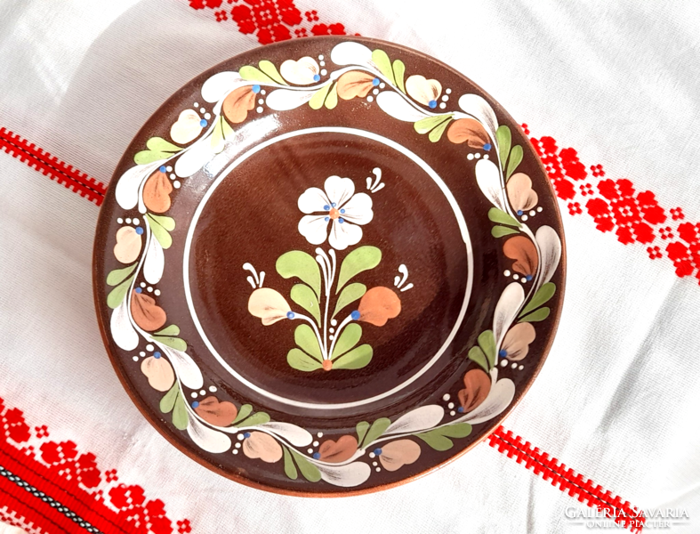 Sárospataki ceramic plate 26 cm