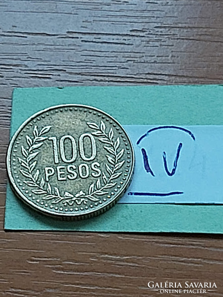 KOLUMBIA COLOMBIA  100 PESO 2008 Sárgaréz  IV