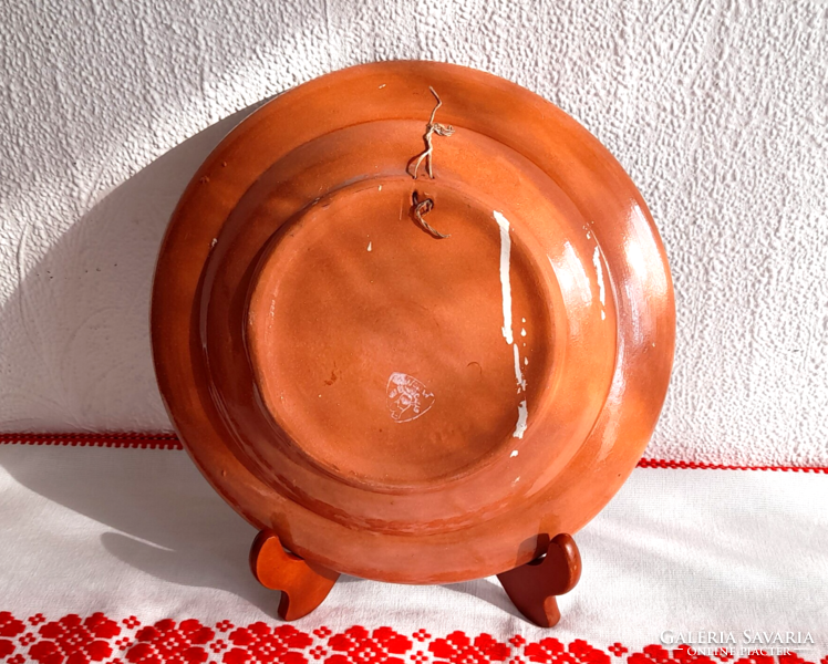 Sárospataki kerámia tányér 26 cm