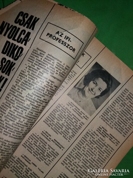 Régi 1969. március 27. PAJTÁS újság kultusz iskolai hetilap a képek szerint