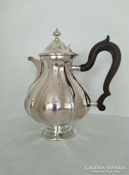 Silver teapot