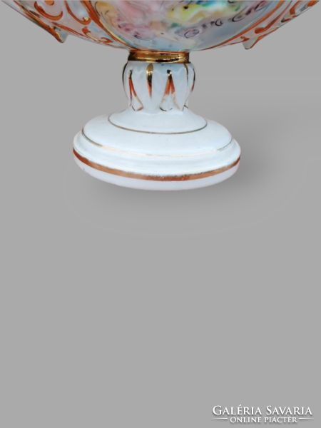 Capodimonte kínáló, asztalközép