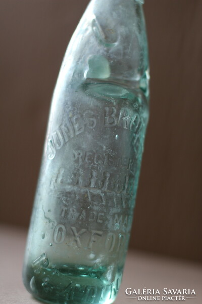 Antik brit feliratos Codd üveg