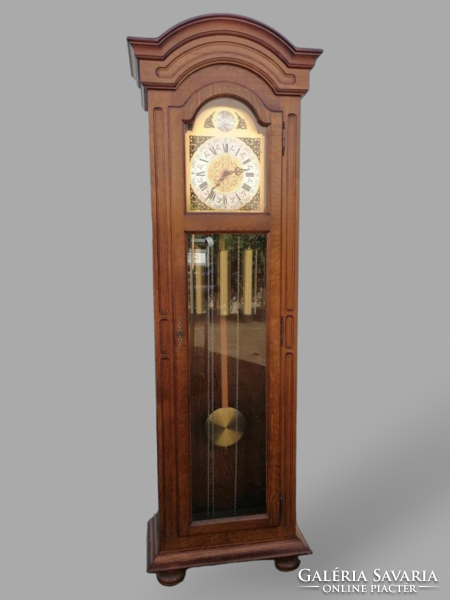 Oak bedside clock
