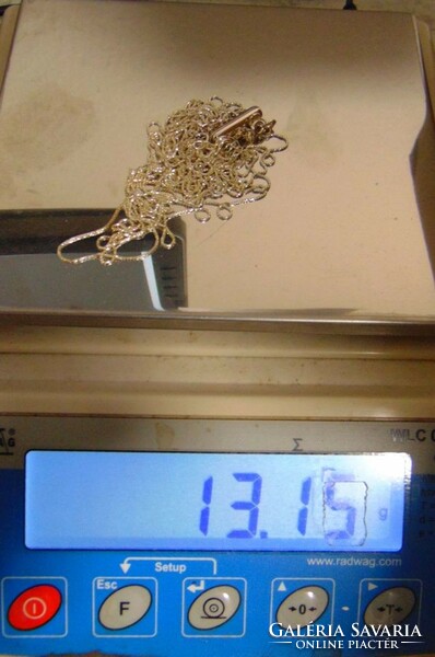 Hatsoros ezüst nyaklánc mágnescsattal 925% 45cm