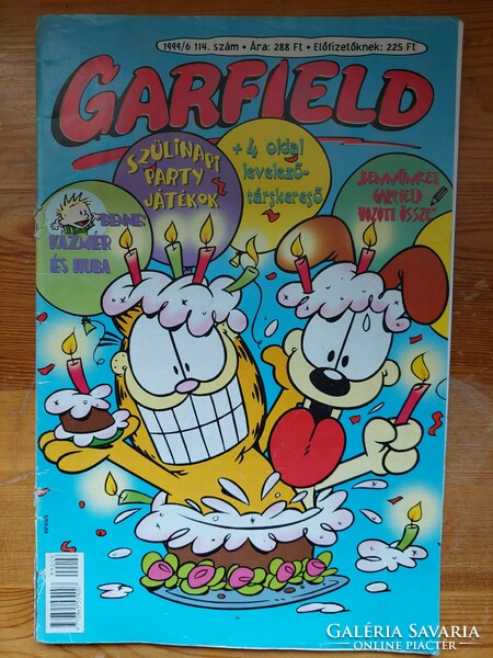 Jim davis: garfield comics 1999/6 114, flawless (even with free shipping)