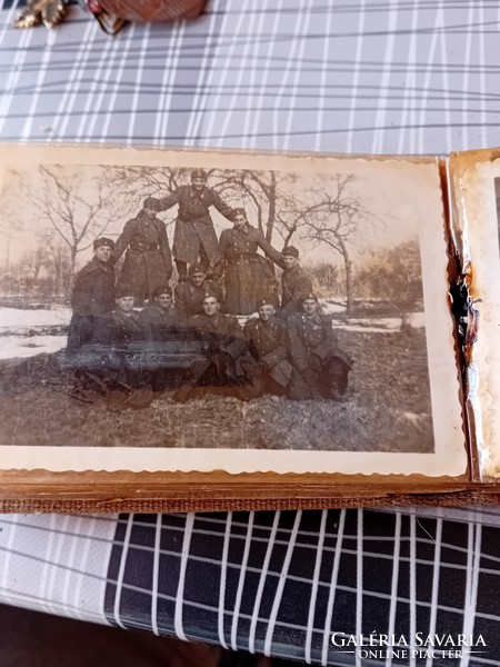 Old military photo album