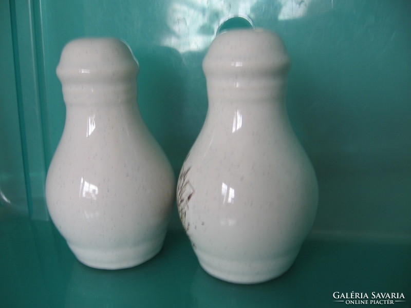 Wild duck salt, pepper shaker, table spice holder pair