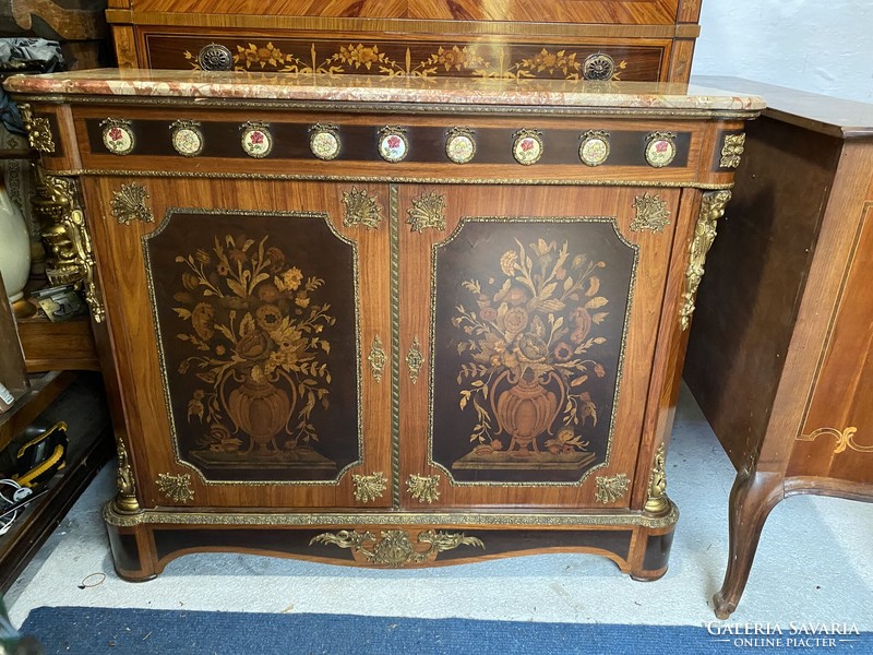 Dresser with marble top