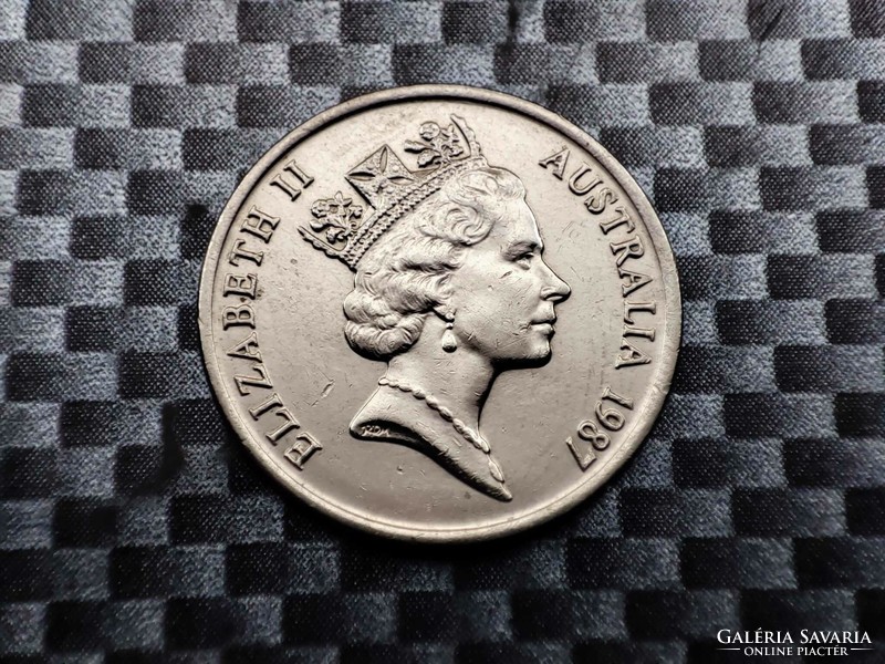 Australia 5 cents, 1987