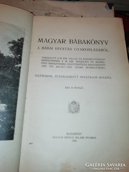 Hungarian baby book is in a rare condition as shown in the pictures