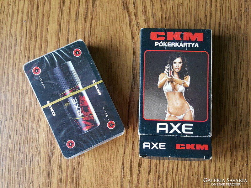 Ckm-axe poker deck / unopened