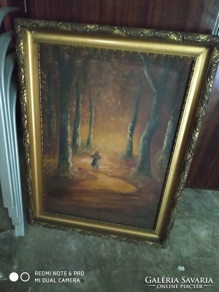 In the frame of a painting, 62x82 cm