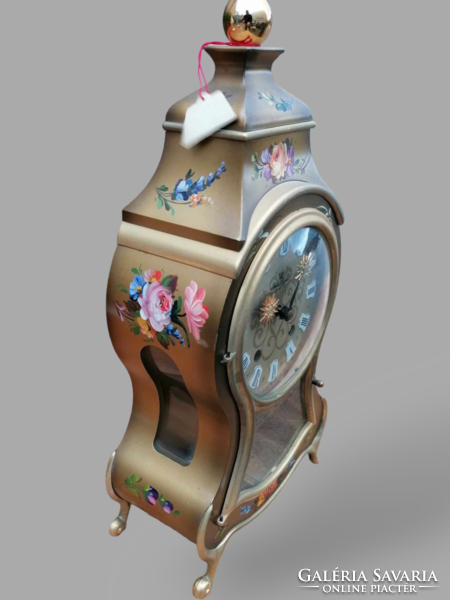 Kézzel festett kandalló óra