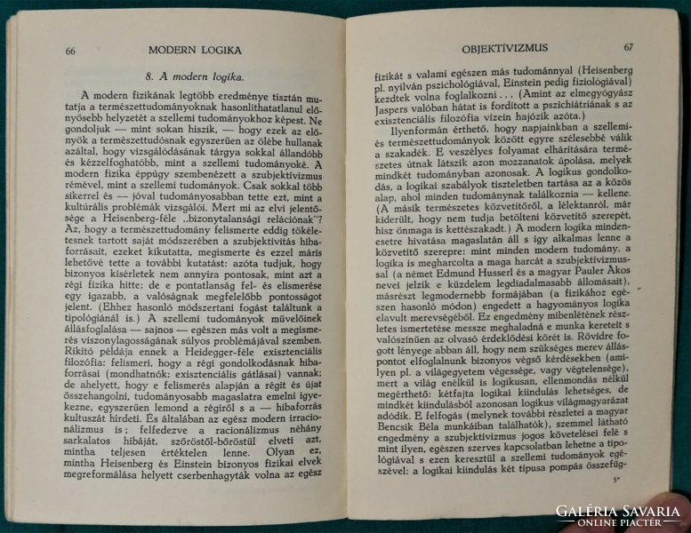 László Mátra: modern thinking - the small library of the Hungarian Review Society - 1938 - philosophy