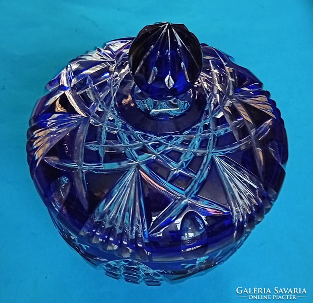 Giant glass crystal bonbonnier diameter: 27 Cm