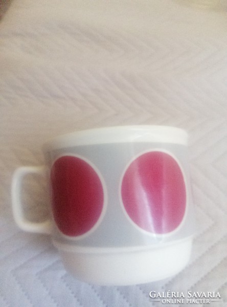 Zsolnay harm deco tea cup