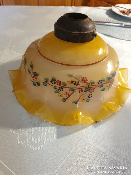 Old painted lamp shade