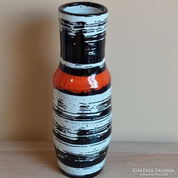 Illés sándor retro ceramic vase