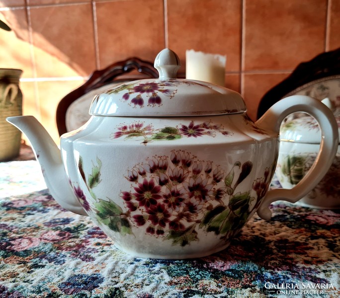 Beautiful Zsolnay tea set - with family mark