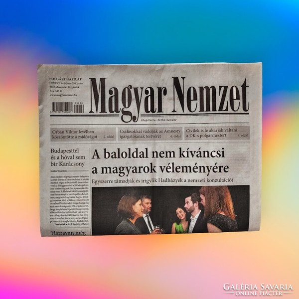 2010 október 11  /  Magyar Nemzet  /  Újság - Magyar / Napilap. Ssz.:  26935