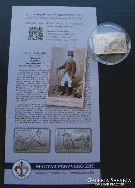 2024 - Kincsem, the Hungarian racing horse - HUF 3,000 commemorative coin - bu - in capsule, with mnb description