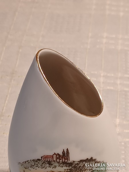 Small aquincum porcelain vase-balaton tihány