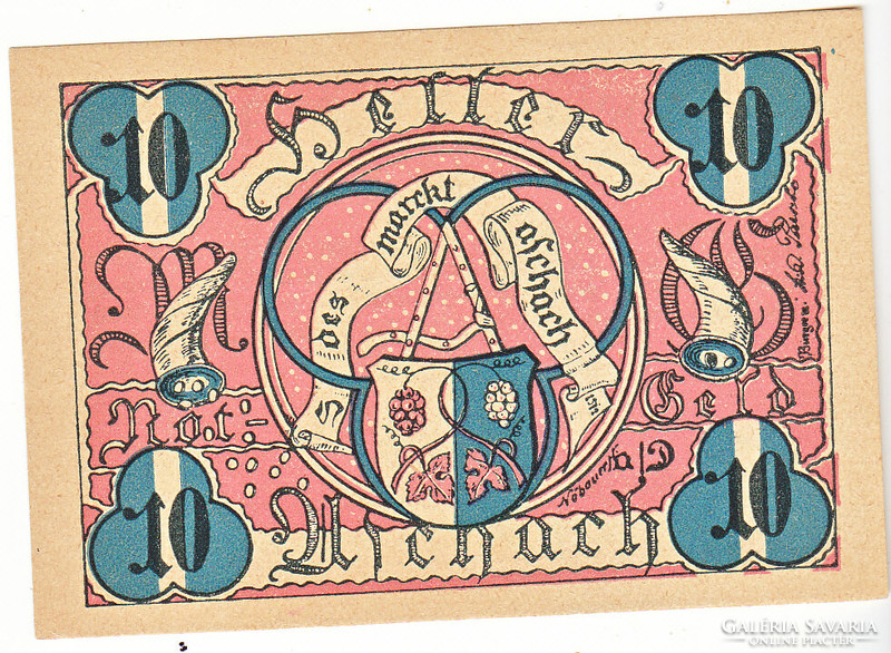 Osztrák szükségpénz  10 heller 1920