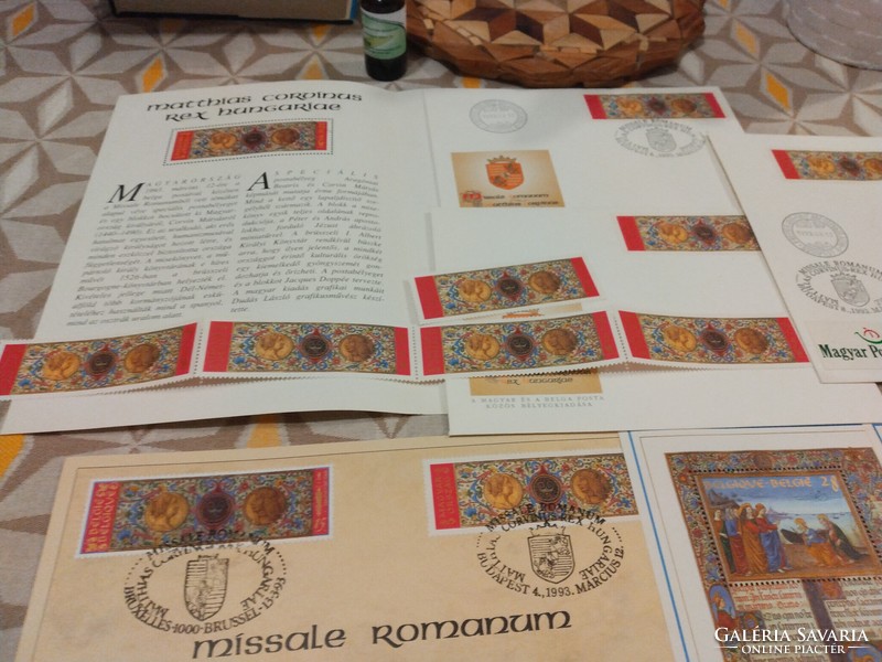 Missale romanum 1993 complete issued blocks, stamps, first day envelopes