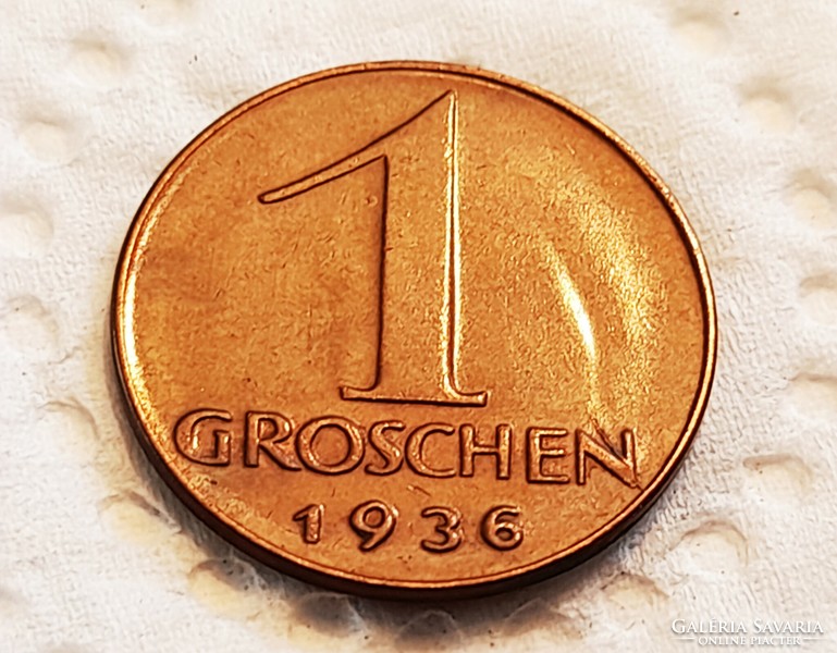 Ausztria 1 Groschen 1936.