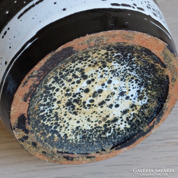 Illés sándor retro ceramic vase