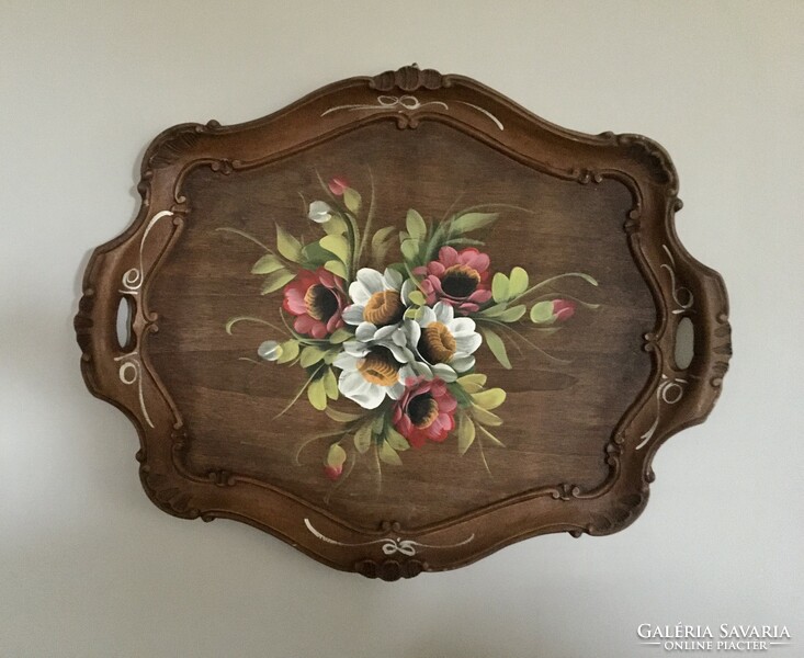 Beautiful Italian balsa wood tray