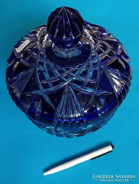 Giant glass crystal bonbonnier diameter: 27 Cm