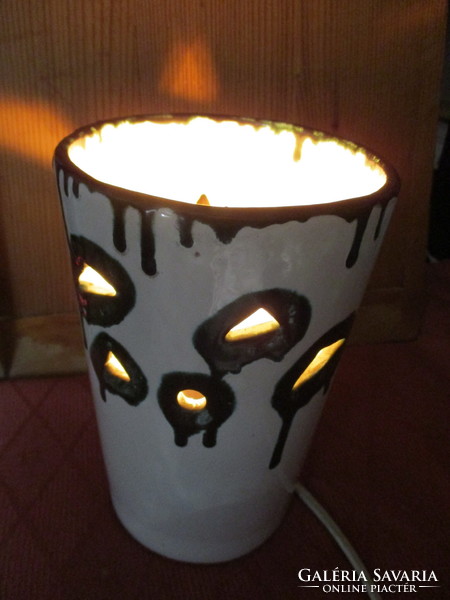 Special Hungarian Szombatfa ceramic floor lamp