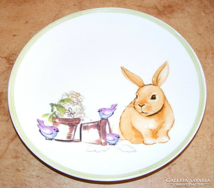 Bunny porcelain plate