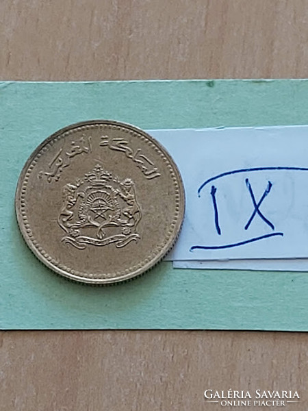 Morocco morocco 10 centimes 1987 1407 copper-aluminum-nickel ix