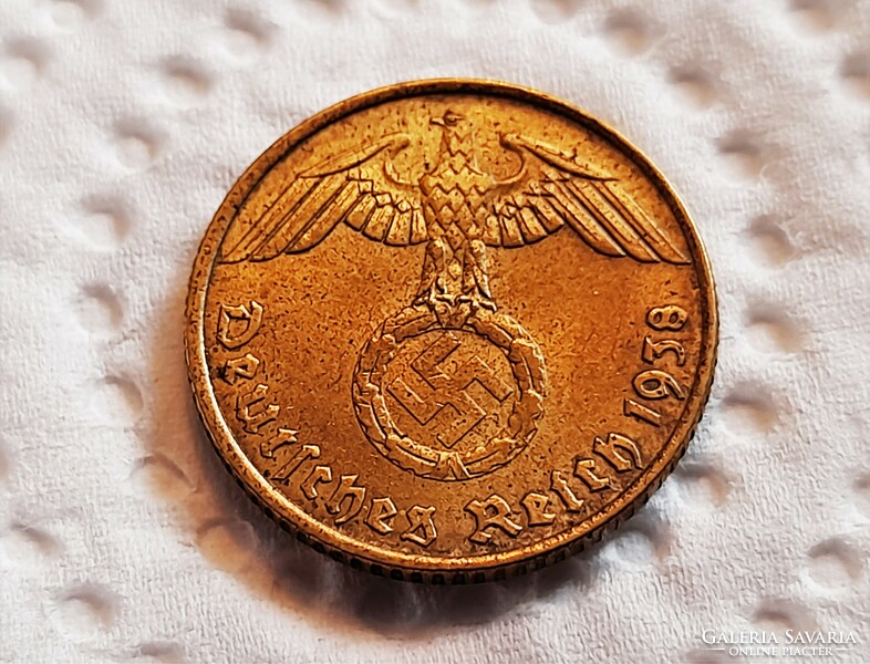 Germany 5 reichspfennig 1938 a.