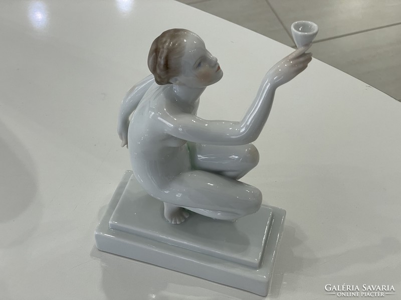 Herendi Olimpikon olimpia szobor figura női figura Gondos József terve